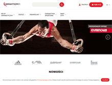 Tablet Screenshot of gimnastyczny.pl